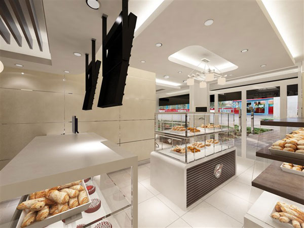 麵包店效果圖